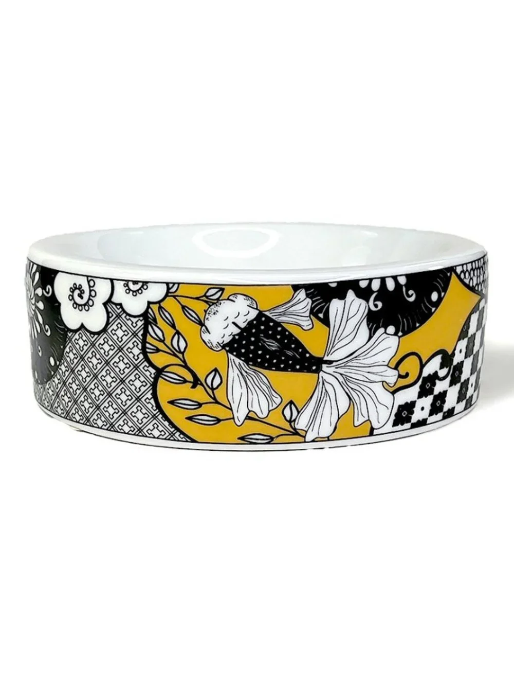 Ceramic Koi Dog Bowls - 3